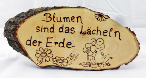 Blumen Lächeln