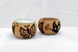 Teelichthalter Schmetterling